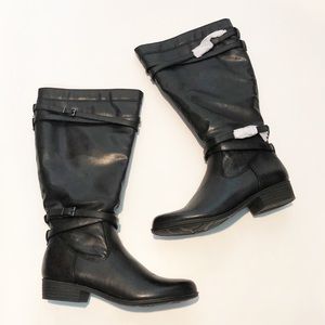 Naturalizer Victorious Wide Shaft Boot Size 8